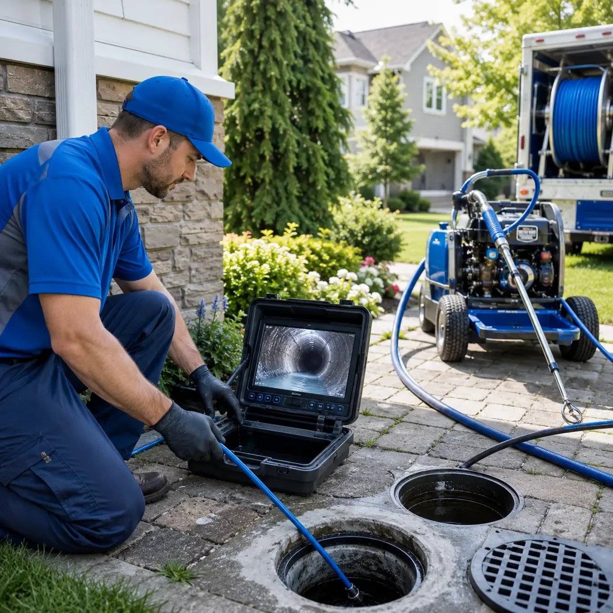 Outdoor drain cleaning professionals serving Winnebago, WI